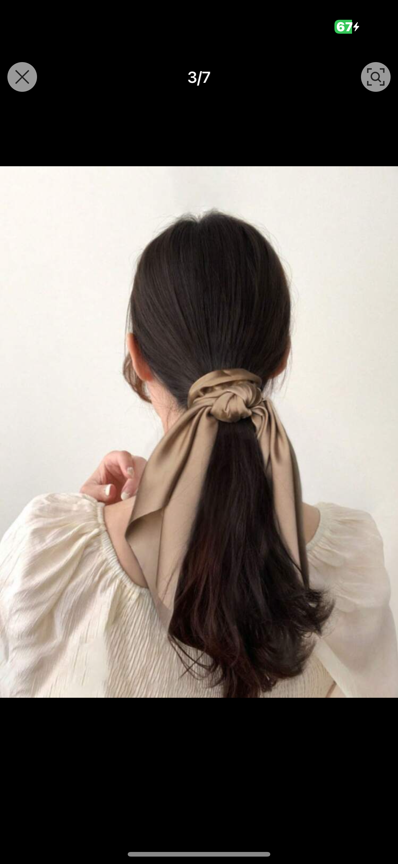 Champagne Drape Bow